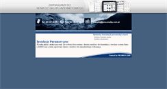 Desktop Screenshot of instalacje.pneumatyczne.pl