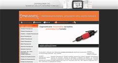 Desktop Screenshot of narzedzia.pneumatyczne.pl