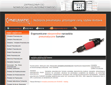 Tablet Screenshot of narzedzia.pneumatyczne.pl